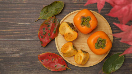 日本の柿・秋のイメージ