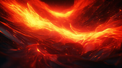 Hell fire inferno background. Hot dancing flames.