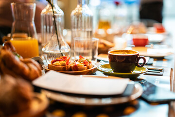 Breakfast coffee table