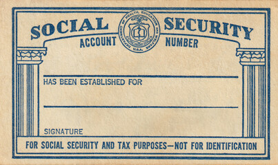 social security number vintage year 1961 , US, american, the Social Security number is de facto national identification number for taxation and other purposes
