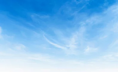 Foto op Plexiglas anti-reflex white cloud with blue sky background. © lovelyday12