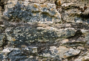 Stone wall pattern, natural stone texture, ground pavement background