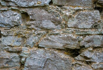 Stone wall pattern, natural stone texture, ground pavement background