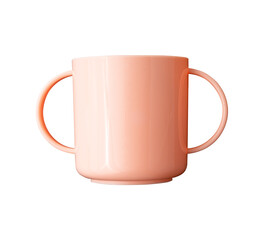 cute cup for children isolated