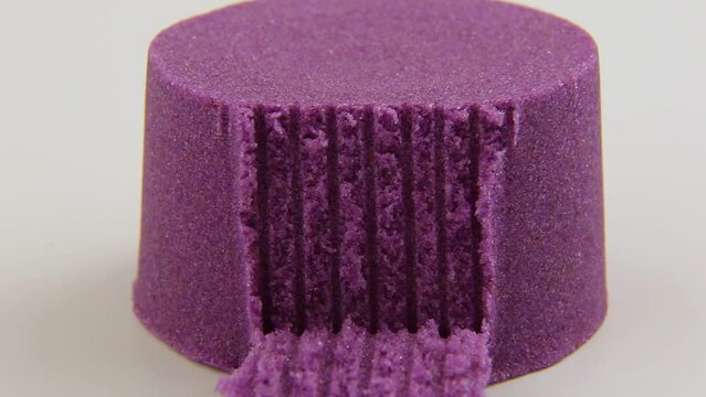 Satisfying Relaxing Kinetic Sand ASMR. Pleasant, relaxing, resting state,