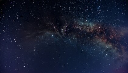 Starry night sky background.