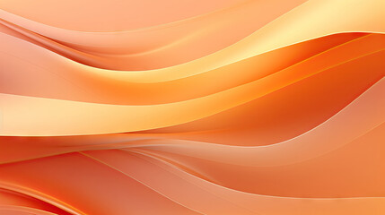  an orange and yellow abstract background with wavy lines and curves.  generative ai
