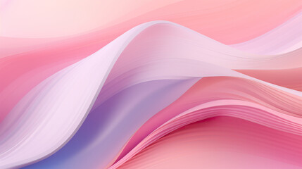  a pink and white abstract background with wavy lines on it.  generative ai