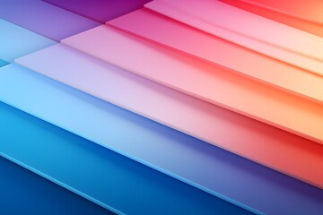 Seamless Gradient Transitions: Minimalistic Stock Photography with Pale Colors