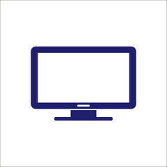 Monitor vector icon, Vector EPS 10 illustration style.