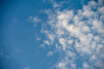 blue sky with clouds