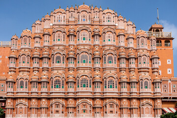 The Hawa Mahal or Palace of the Winds is a palace in the city of Jaipur in India, The Pink City