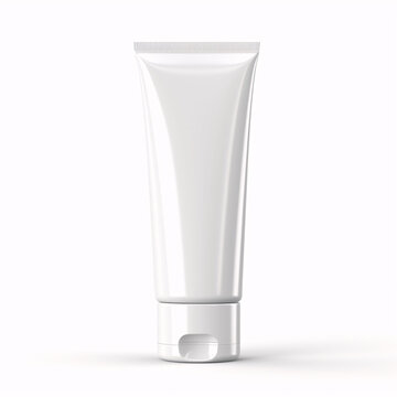 recommend clip art: Blank White cosmetic tube pack Of Cream Or Gel. Ready for your package design. isolated on white background - with clip path