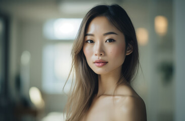 Portrait of a confident Korean woman
