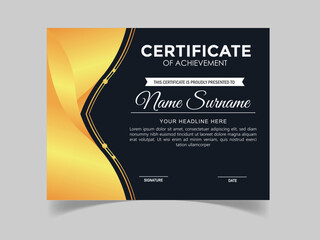 Design modern minimalist certificate template certificate design