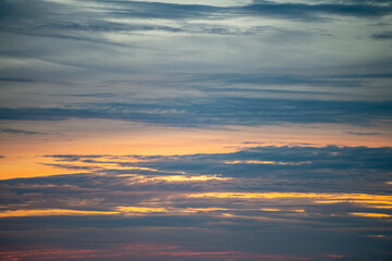 Fototapeta premium Beautiful Sky Sunset Background Image