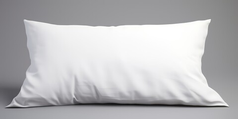 AI Generated. AI Generative. Clean white nap sleeping pillow mock up. Graphic Art