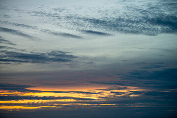 Naklejka na ściany i meble Beautiful Sky Sunset Background Image