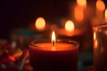 Candles in the dark