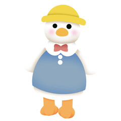 Duck characters and duck cartoons