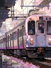 Fototapeta premium 電車