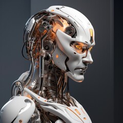 Robot with artificial intelligence AI