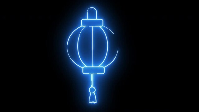 Animated coral reef icon with glowing neon effect