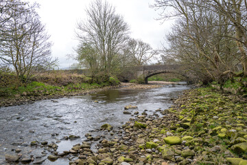 Stone bridge over River Dee in Dentdale