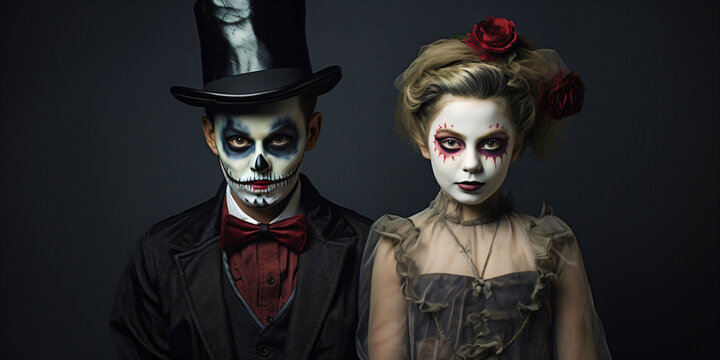 scary halloween costumes with face paint