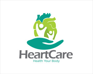 family hearth care logo designs for medical and consult service logo - obrazy, fototapety, plakaty