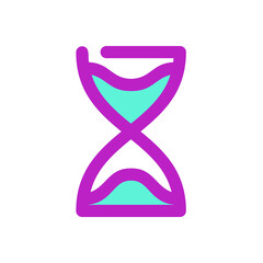hourglass icon illustration