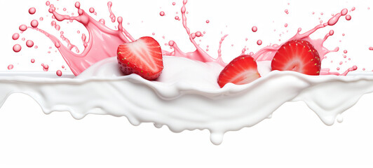 fantasy strawberry cream pink white 
