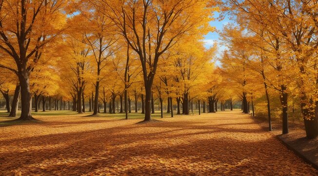 autumn in the park, fall colors in the park, autumn scene in the park, golden autumn seasone, autumn leaves