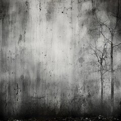 Obraz premium Grunge textured wall background. Black and white tone. Generative ai.