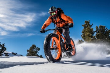 Conquering the Unconquered, The Rise of Fat Bikes Across Rugged Terrains - obrazy, fototapety, plakaty