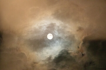 Obraz na płótnie Canvas full moon5