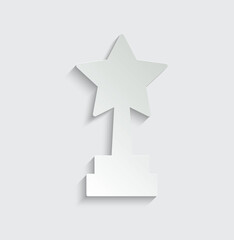 success icon vector award sign