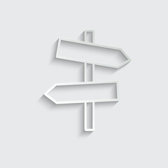 direction icon vector arrow icon