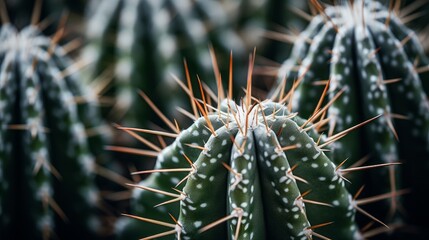 Naklejka na ściany i meble close-up of a cactus plant
