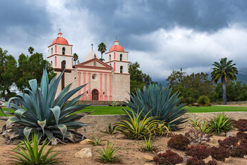 Old Spanish Mission in Southern California. USA - 672322242