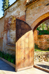 Islamic medieval style architecture in Alhambra, Granada, Spain