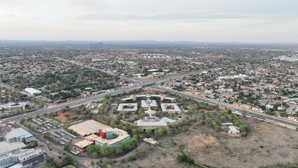 Mass Media complex in Gaborone, Botswana, Africa