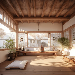 Korean traditional house Hanok interior