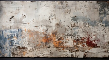 A rusty canvas, stained with memories and abstract art, tells a wild and fluid story of beauty and decay