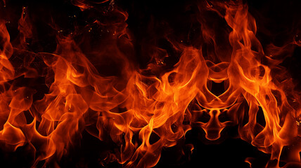 Fire. Flame. Bonfire. Fire. Lit