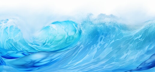 3D wave, Dynamic waters, Motion pattern, Blue sea, Ocean texture. ROLLING WAVE (THE ORIGIN OF THE WAVE). Pattern of a blue wave rolling and foaming. Freshness texture with motion effect.