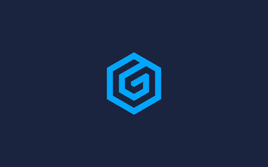initial letter g hexagon logo icon design Vector design template inspiration