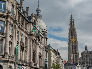 Fototapeta premium Die belgische Stadt Antwerpen