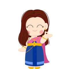 girl, thailand, thai, siam, dress, costume, cartoon