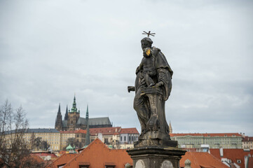 Fototapeta na wymiar In der schönen Stadt Prag. 
